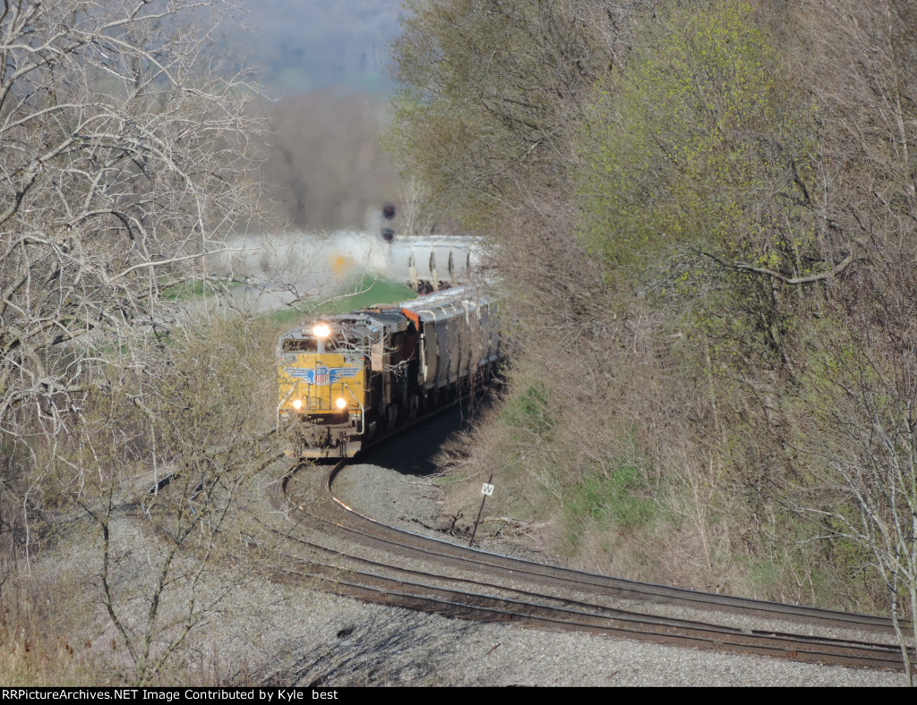 68N starting the climb 